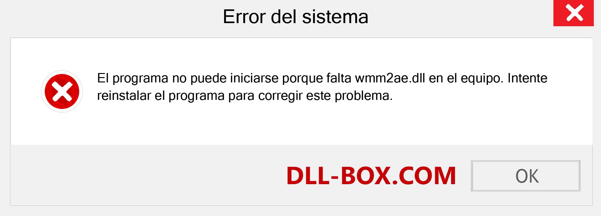 ¿Falta el archivo wmm2ae.dll ?. Descargar para Windows 7, 8, 10 - Corregir wmm2ae dll Missing Error en Windows, fotos, imágenes